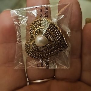 Vintage heart pin.